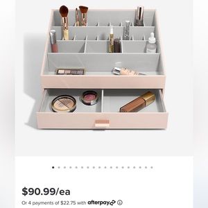 Stackers, Container Store Makeup organizer. 10/10 condition.